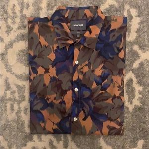 Bonobos Riviera Floral Pattern Slim Button Down XL